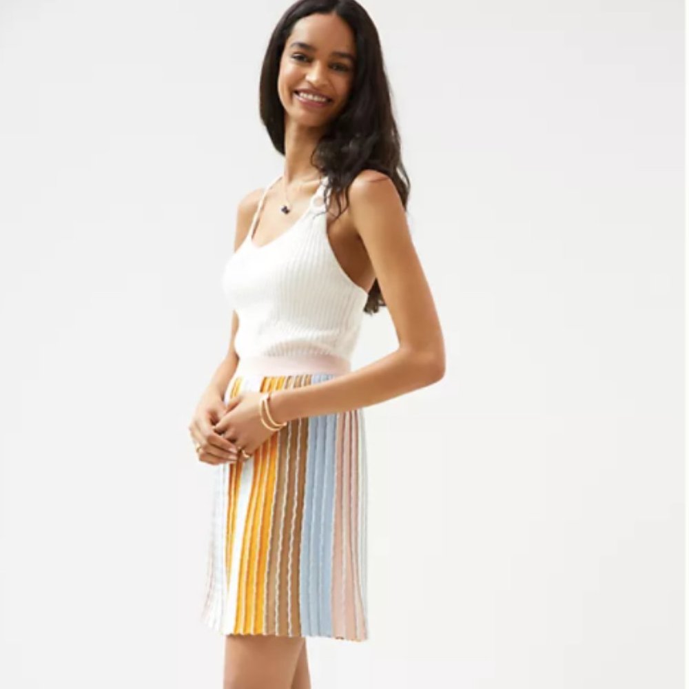 Eva Franco Knit Mini Skirt